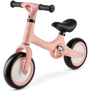 Kinderkraft TOVE Loopfiets van metaal, fiets zonder pedaal, babyfiets, duurzaam, 1,5 jaar tot 25 kg, verstelbaar zadel, roze