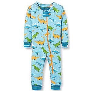 Hatley Organic Cotton Footed Sleepsuit pyjama voor jongens, Baby Dinos
