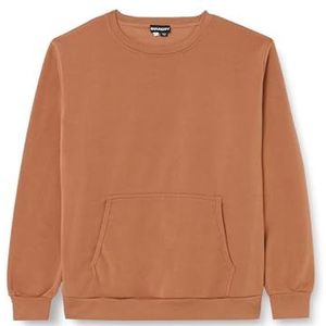 Bondry Sweat-shirt en tricot à col rond pour homme, polyester, camel, taille XL Kound Pull, XXL, camel, XXL