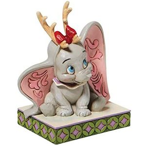 Disney Traditions 6008985 figuur Dumbo stuurwiel in rendiervorm, meerkleurig, 10 cm