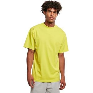 Urban Classics Basic T-shirt voor heren, katoen, ronde hals, verkrijgbaar in meer dan 20 kleuren, S-6XL Electric 3XL, Elektrisch