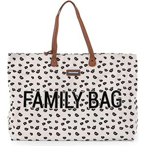 CHILDHOME, Family Bag, luiertas, reistas/weekendtas, grote capaciteit, afneembare tas, luipaard