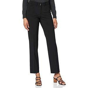 BRAX Style Celine Clean Wool Flatfront Vrouwelijke pasvorm Klassieke broek, Zwart (Zwart 2)