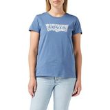 Levi's The Perfect Tee Zebra Fill BW Sunset BL Levi's the Perfect Tee Dames T-shirt (1 stuk), The Perfect Tee Zebra Fill Bw Sunset Blue