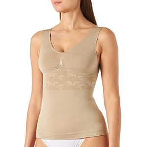 bellycloud Shape-Top Flora, figuurvormend, naadloze shapewear damestop, beige (zand 993)