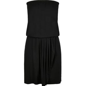 Urban Classics Dames viscose korte jurk zwart XL, zwart.