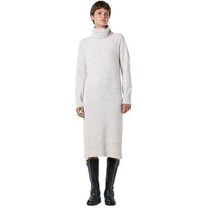 Noisy may Nmviola Robe en tricot à col roulé FWD Noos pour femme L/S, Eggnog/détail : cc No 1102, L