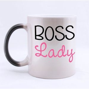 Acen Boss Lady Best Choice keramische mok met grappige citaten voor dames, 325 ml, wit, 9 x 9 x 9 cm
