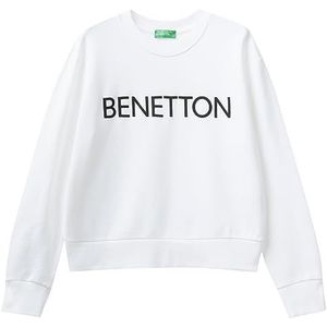 United Colors of Benetton Dames sweatshirt, wit 903, S, Wit 903