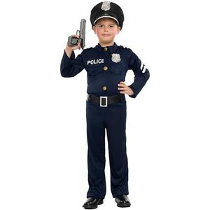 Boland Politiekostuum voor kinderen, 4-delig, kostuum voor themafeest, Halloween, carnaval, inspecteur