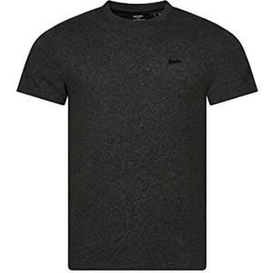 Superdry Geborduurd T-shirt voor heren, Asfalt Grit