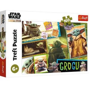 Trefl, Puzzel, Grogu, Lucasfilm Star Wars The Mandalorian, 160 stukjes, voor kinderen vanaf 6 jaar