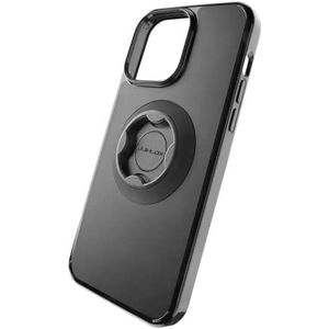 Interphone - Modulair QUIKLOX systeem - Mobiele telefoonhouder voor motorfiets - Speciale iPhone 13 PRO MAX case voor Quiklox stuur- of spiegelbevestigingen - Snelsluithaak