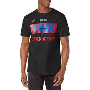 Fox Racing Honda Premium T-shirt met korte mouwen voor heren, Zwart 2