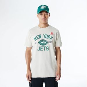 NEW YORK JETS Nfl Regular T-shirt Distressed Screenprint Team Graphic New York Jets Stone T-shirt Uniseks