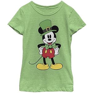 Disney T-Shirt Mickey Mouse St. Patty's outfit Girls, appelgroen, Apple Groen