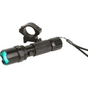 Swiss Arms Flashlight groene oplaadbare lamp 12 V + 220 V + halsband + USB-kabel