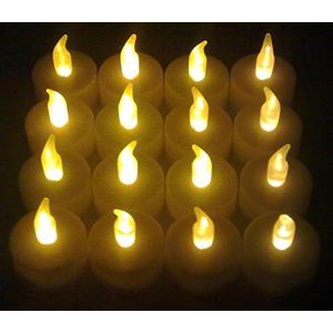 LED theelichtjes wit set van 4
