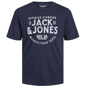 JACK & JONES T-shirt à col rond pour homme Jjjeans, Blazer bleu marine., L