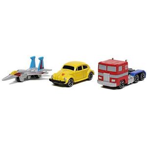 Hogdseirrs Transformers GT Nano Set van 3 gegoten auto's, speelgoed voor kinderen en volwassenen