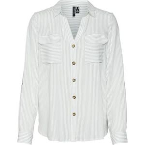 Vero Moda Vmbumpy L/S Shirt New Noos Dameshemd, Limoengroen 1