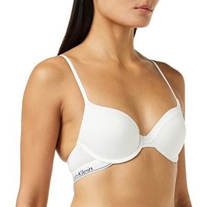 Calvin Klein Contour beugelbeha voor dames, wit, 95C, Wit