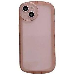 GUIDE COMB Compatibel met [iPhone 14-hoes], upgrade [vloeibare siliconen] met camerabescherming Soft [krasbestendig] microvezel beschermhoes voor iPhone 14 6,1 inch roze