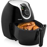 Tristar FR-6996 Airfryer friteuse zonder olie 9 personen analoog controleveld 5, 2 l, 1800 W, zwart