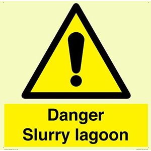 Panneau « Danger Slurry Lagon » – 400 x 400 mm – S40