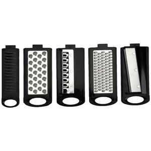 VoltShine Mandoline Mandoline de cuisine avec 5 lames en acier inoxydable, idéale pour couper et râper les légumes de manière rapide et précise