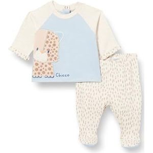 Chicco Hoofdbedekking en Gaiter Volledige Pyjama voor Baby Jongens Babyjongens, lichtblauw 736