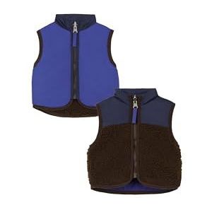 Noppies Boys Bodywarmer Galve Omkeerbaar Vest Baby Jongens, Paatine bruin - N241