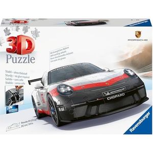 Ravensburger Puzzle 11557 Ravensburger Porsche 911 GT3 Cup 11557 - Het beroemde voertuig en sportwagen als 3D-puzzelauto