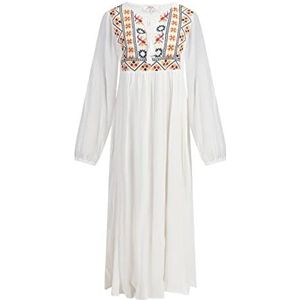 usha FESTIVAL Lange jurk voor dames, Wit