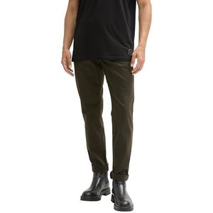 TOM TAILOR 1043719 Travis Slim Chino Broek voor heren, 11172 - Dark Rosin Green