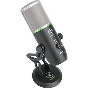 Mackie Hoogwaardige carbon USB-condensatormicrofoon voor het maken van inhoud, live streaming en mobiele opname
