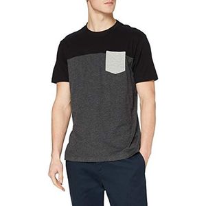 Urban Classics T-shirt voor heren, meerkleurig (cha/blk/grijs)
