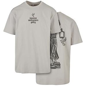 Mister Tee Justice Oversized T-shirt voor heren, licht, L, Lichtbruin
