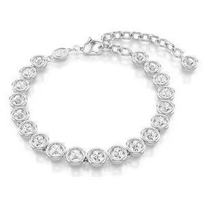 Swarovski Imber armband, M, kristallen, rhodium geplateerd, Kubieke zirkonia