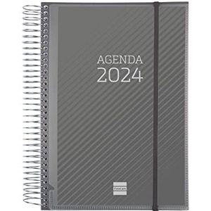 Finocam - Agenda 2024, spiraalbinding, personaliseerbaar, 1 dag, januari 2024 - december 2024 (12 maanden), Catalaans