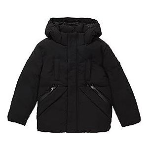 TOM TAILOR Winterparka voor jongens met afneembare capuchon, Zwart 29999