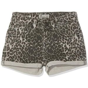 LTB Jeans judie g shorts voor meisjes, meerkleurig (Grey Leopard X Wash 51973)
