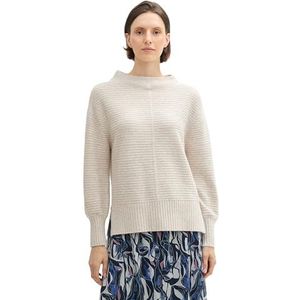 TOM TAILOR 1042958 trui voor dames, 25955 - Dusty Beige gemengd, XXL
