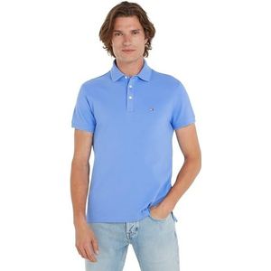 Tommy Hilfiger Poloshirt voor heren 1985 Slim Polo Mw0mw17771, Blauw (Blue Spell), XXL grote maat