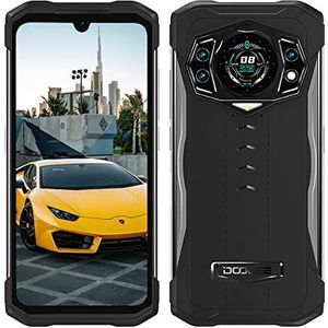 DOOGEE S98, Helio G96 8 GB + 256 GB, robuuste 4G IR nachtzichtsmartphone, robuuste camera 64 MP (20 MP infrarood) + 16 MP, Android 12 6,22 inch, batterij 6000 mAh, draadloos opladen NFC, zwart