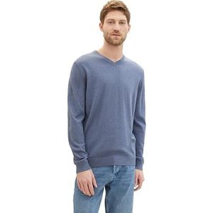 TOM TAILOR 1038427 heren sweater, 18964 - Vintage Indigo Blue Melange