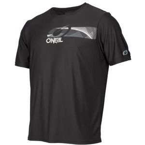 O'NEAL Unisex Jersey T-shirt, zwart/grijs/wit, S, Zwart/Grijs/Wit