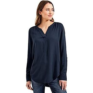 Cecil Damesblouse lang donkerblauw M, Donkerblauw