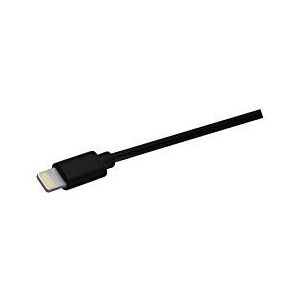 Duracell USB5012A 1 meter oplaadkabel en synchronisatie MFI voor Apple Lightning, compatibel met iPhone 5/iPhone SE/6/6 Plus/6S/6S Plus en iPad/iPad Mini, zwart