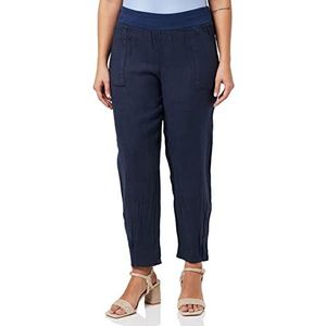 Bonamaison TRLSC100838 stretchbroek, marineblauw, 40 dames, marineblauw, maat 40, Navy Blauw